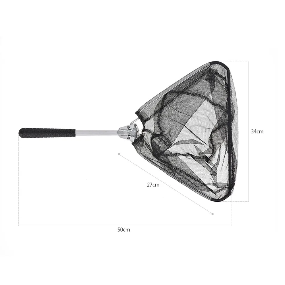 Mini Folding Fishing Net 50Cm Black Compact Collapsible Aluminum Alloy Mesh For Fly River Lake Fishing Fish Catching Landing Net
Mini Folding Fishing Net 50Cm Black Compact Collapsible Aluminum Alloy Mesh For Fly River Lake Fishing Fish Catching Landing Net