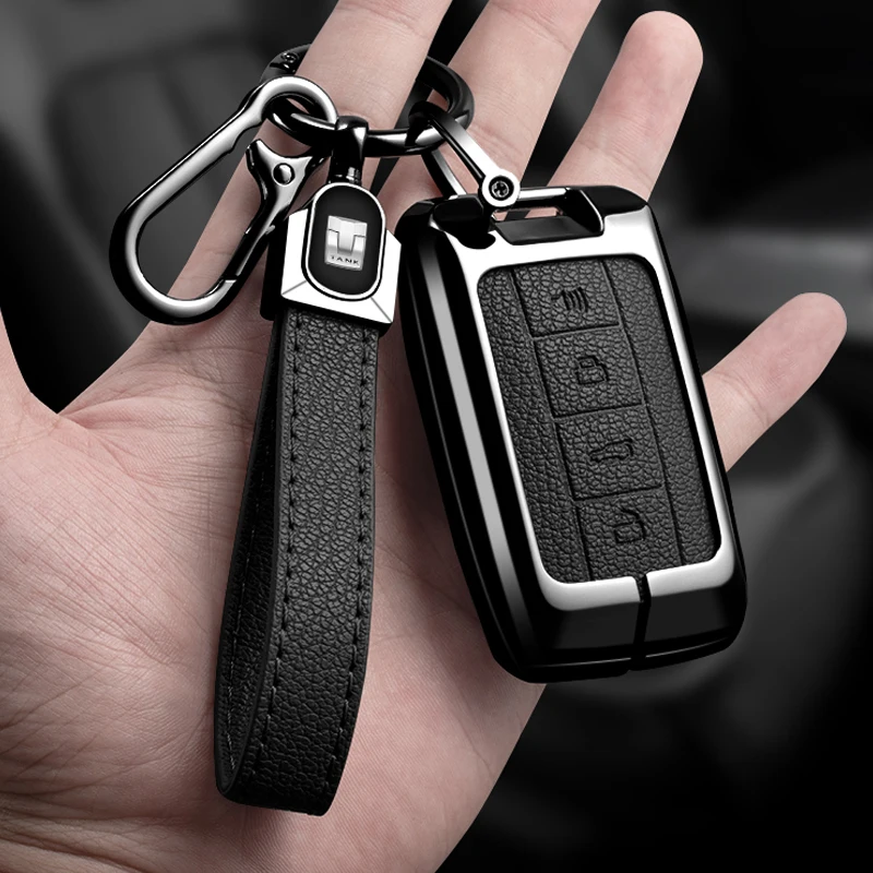 Zinc Alloy Car Key Case Full Cover Shell Holder Protection For Great Wall GWM WEY TANK 300 500 Tank300 Tank500 Auto Accessories
Zinc Alloy Car Key Case Full Cover Shell Holder Protection For Great Wall GWM WEY TANK 300 500 Tank300 Tank500 Auto Accessories