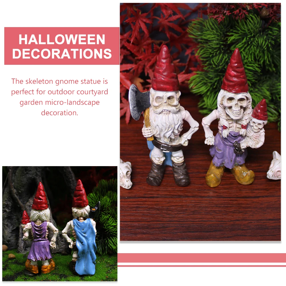 2pcs Gnome Statue Halloween Decoration Durable Resin Garden Ornament Outdoor Courtyard Landscape Gnome Sculpture
2pcs Gnome Statue Halloween Decoration Durable Resin Garden Ornament Outdoor Courtyard Landscape Gnome Sculpture