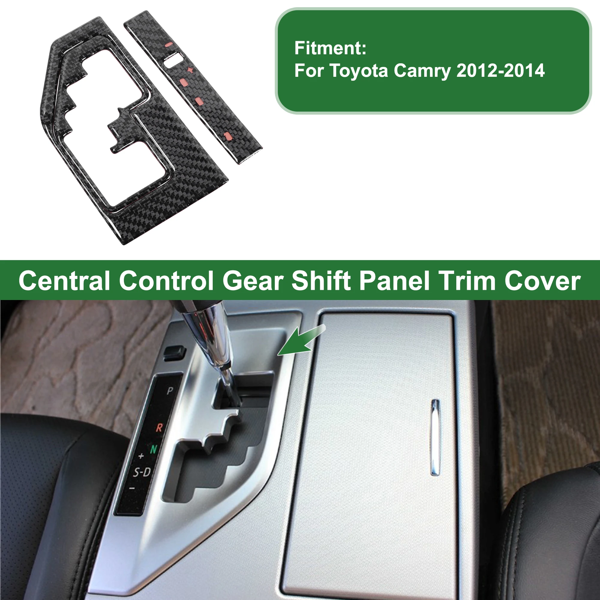 UXCELL Central Control Gear Shift Panel Trim Cover for Toyota Camry 12-14 Black
UXCELL Central Control Gear Shift Panel Trim Cover for Toyota Camry 12-14 Black