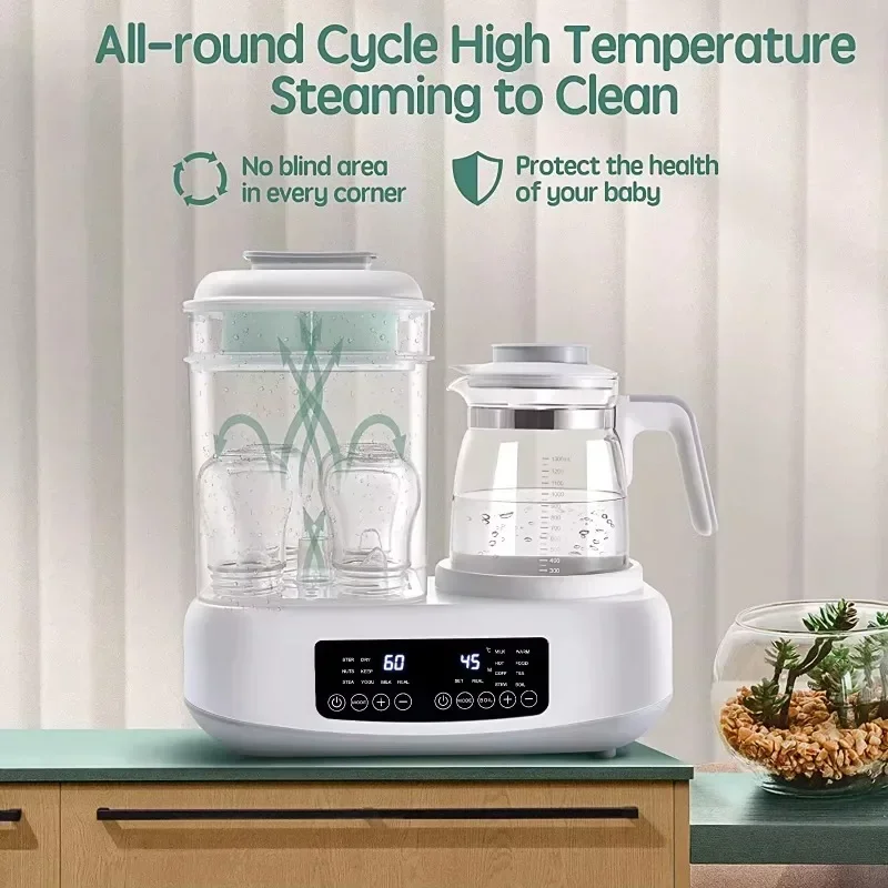 Hot salesHot sales8-in-1 Multifunction with Electric steam Cleaning and Drying baby bottle heater for Quick Heating of Breast Mi
Hot salesHot sales8-in-1 Multifunction with Electric steam Cleaning and Drying baby bottle heater for Quick Heating of Breast Mi