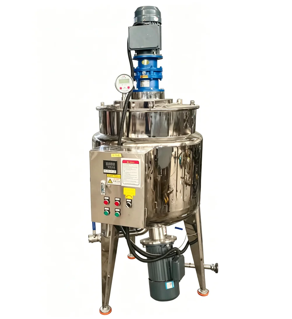 Vacuum Electric Heating Stainless Steel Homogenizer Mixer Mixing Tank Equipment for Cream Hair Conditioner Lotion Gel
Vacuum Electric Heating Stainless Steel Homogenizer Mixer Mixing Tank Equipment for Cream Hair Conditioner Lotion Gel