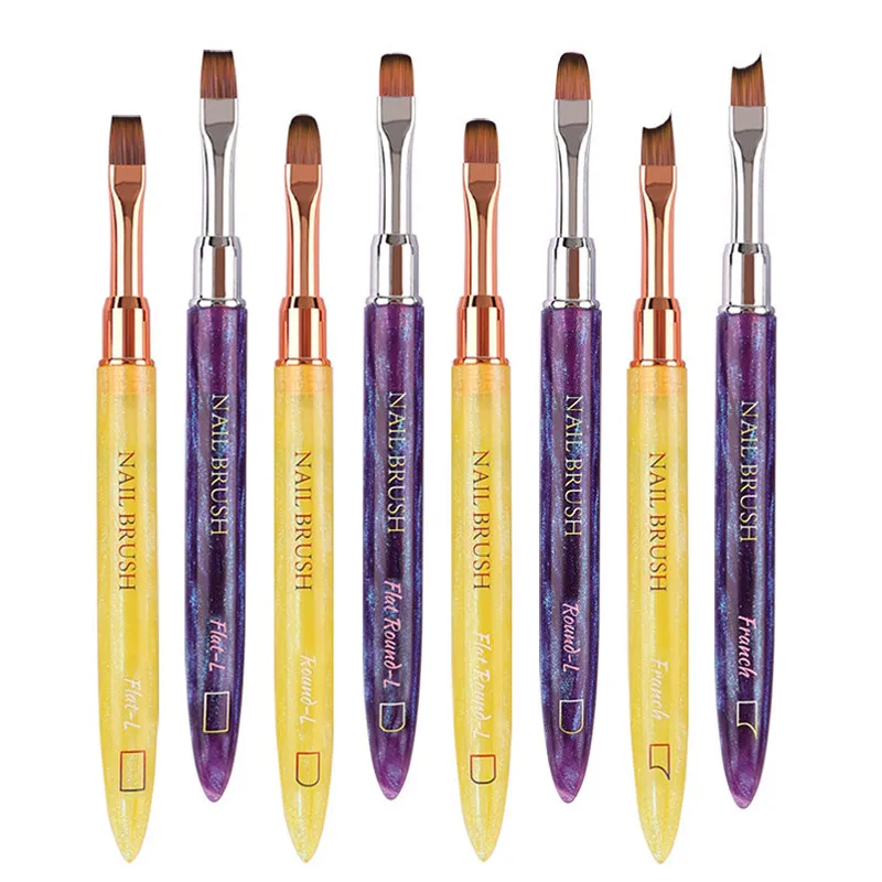 1PC Gel Brush Oval & Flat UV Gel Nail Art Brush Professional Design Brushes Salon Home DIY Manicure
1PC Gel Brush Oval & Flat UV Gel Nail Art Brush Professional Design Brushes Salon Home DIY Manicure