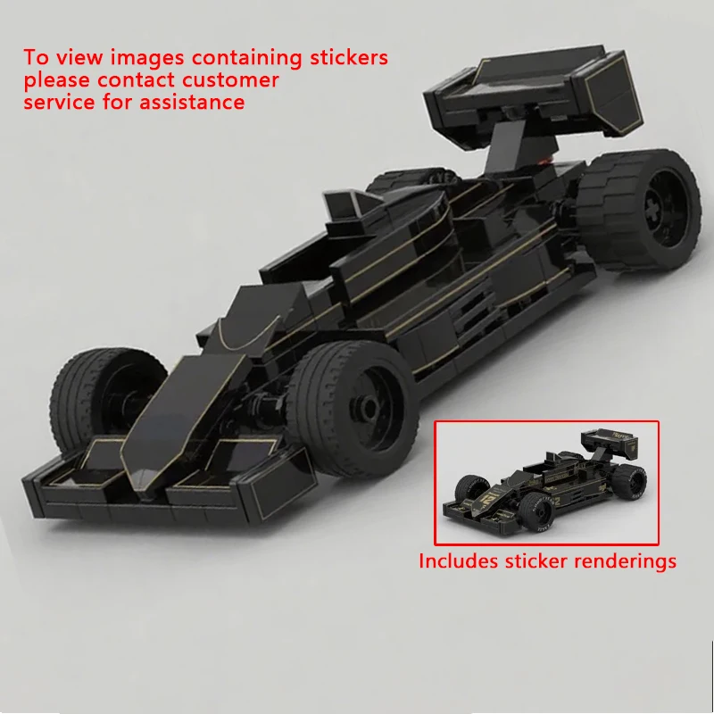Speed Racing Car Model MOC Building Bricks Black Formula Racing Modular Technology Children Holiday Gifts Assemble Toys Suit
Speed Racing Car Model MOC Building Bricks Black Formula Racing Modular Technology Children Holiday Gifts Assemble Toys Suit