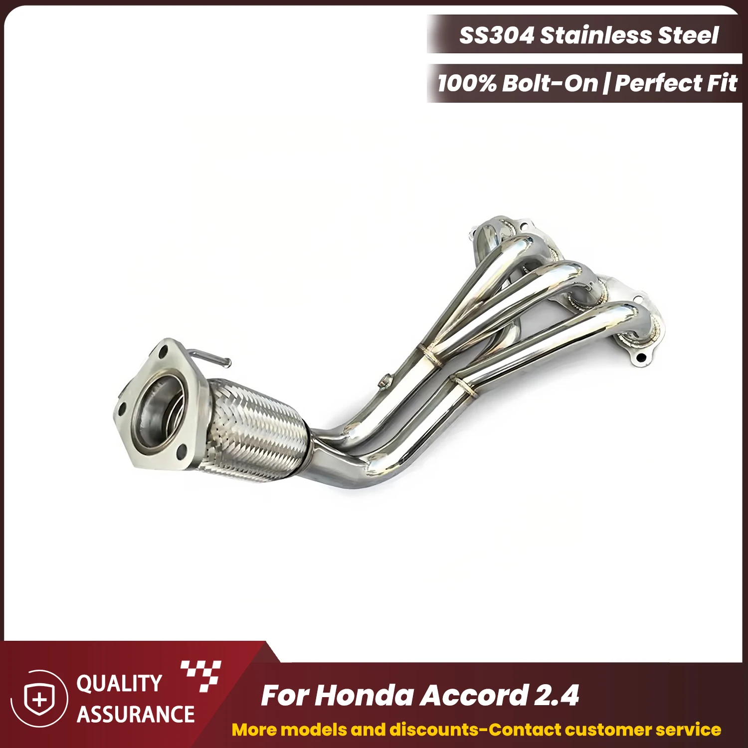 ECCF SUS304 Sports Headers For Honda Accord 2.4 Nice Collectr Aggressive Exhaust Sound High Flow Performance Upgrade
ECCF SUS304 Sports Headers For Honda Accord 2.4 Nice Collectr Aggressive Exhaust Sound High Flow Performance Upgrade
