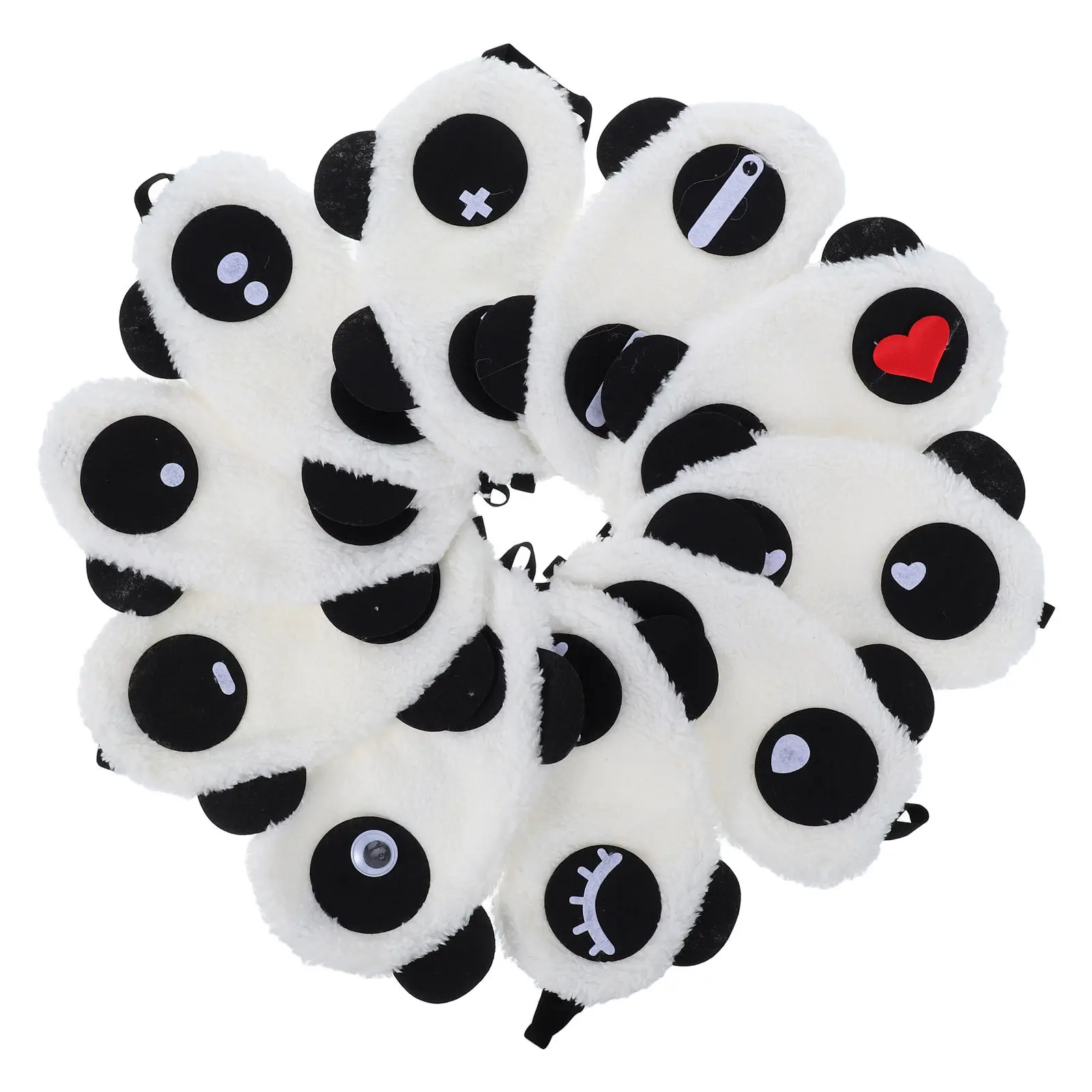 10Pcs Panda Eye Mask Cartoon Sleep Mask for Kids Light Blocking Cute Animal Pattern Travel Home Party Blindfold Eye Patch
10Pcs Panda Eye Mask Cartoon Sleep Mask for Kids Light Blocking Cute Animal Pattern Travel Home Party Blindfold Eye Patch