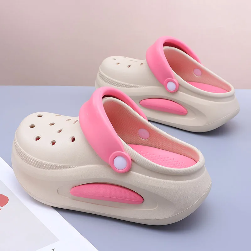 Women's Thick Hole Shoes Fashion Lovely 2024 Summer Soled 6cm Height Increasing Shoes Anti Slip Beach EVA Sandals Garden Shoes
Women's Thick Hole Shoes Fashion Lovely 2024 Summer Soled 6cm Height Increasing Shoes Anti Slip Beach EVA Sandals Garden Shoes