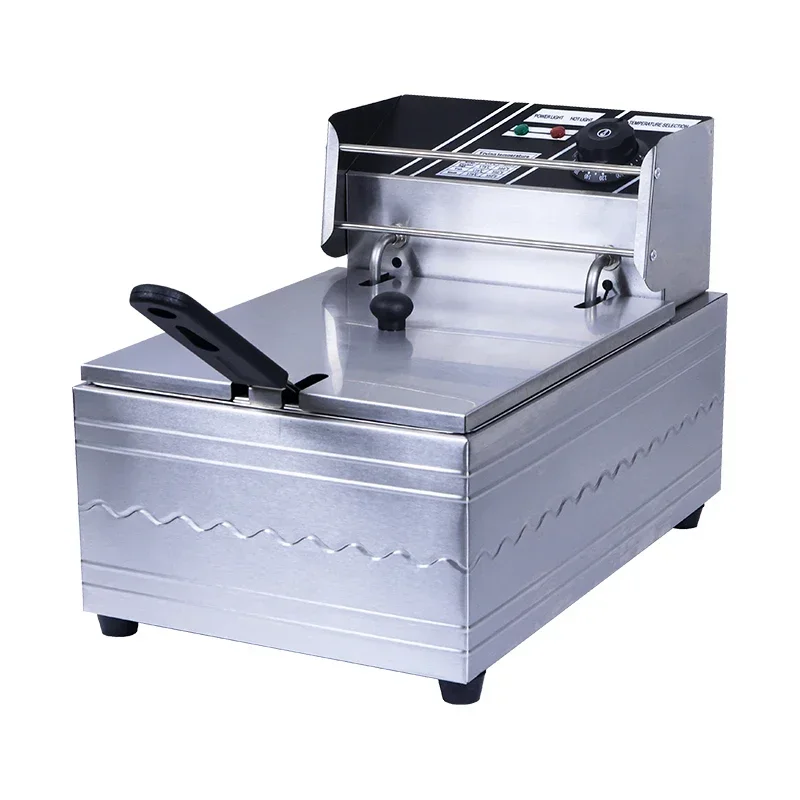 Hot sales Stainless Steel Fryer Equipment Single Tank 6l Commercial Good Electric Deep Fryer
Hot sales Stainless Steel Fryer Equipment Single Tank 6l Commercial Good Electric Deep Fryer