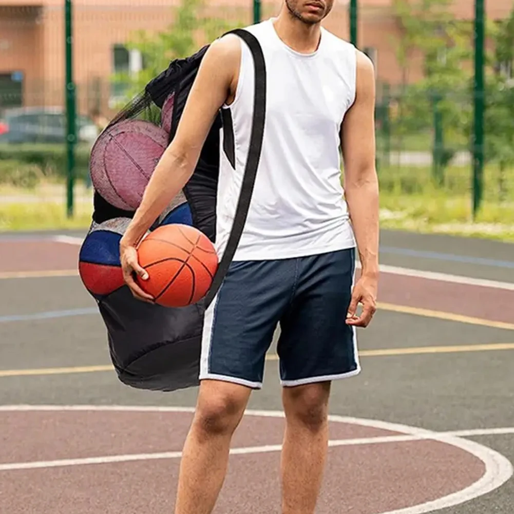 Drawstring Sports Ball Bag Mesh Soccer Ball Bag Adjustable Strap Basketball Volleyball Football Tote Bag for Basketball Football
Drawstring Sports Ball Bag Mesh Soccer Ball Bag Adjustable Strap Basketball Volleyball Football Tote Bag for Basketball Football
