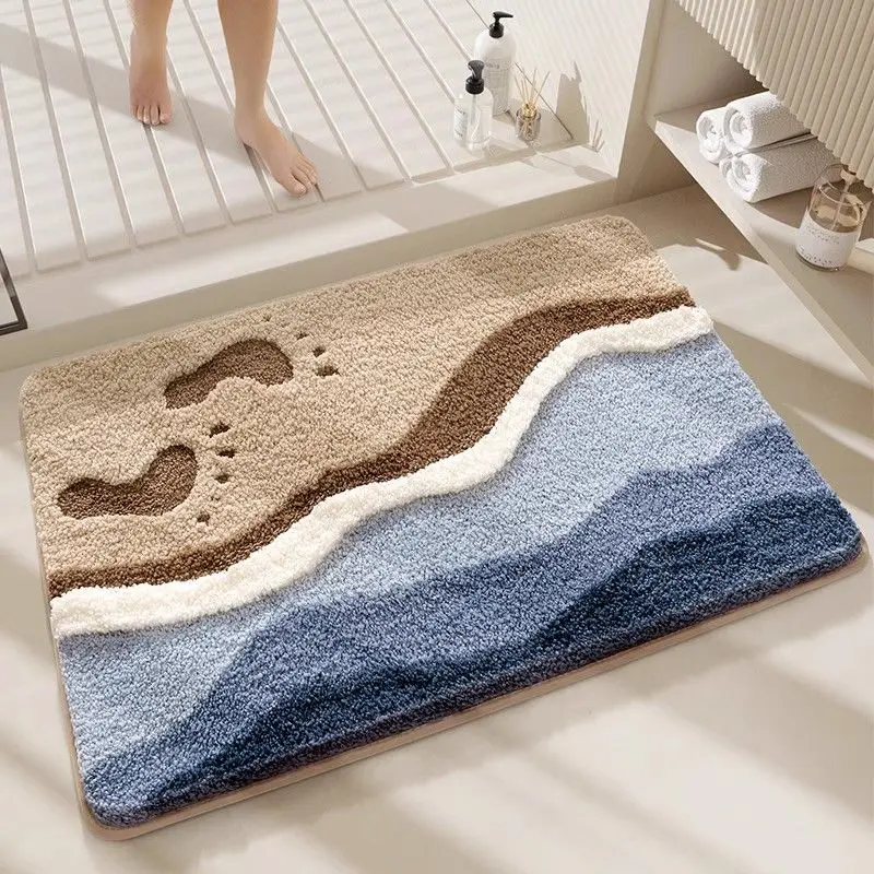 Bathroom Thickened Anti-Slip Water Absorbent Floor Mat Bedroom Door Mat Toilet Rug Comfortable Home Decorative Floor Mat
Bathroom Thickened Anti-Slip Water Absorbent Floor Mat Bedroom Door Mat Toilet Rug Comfortable Home Decorative Floor Mat