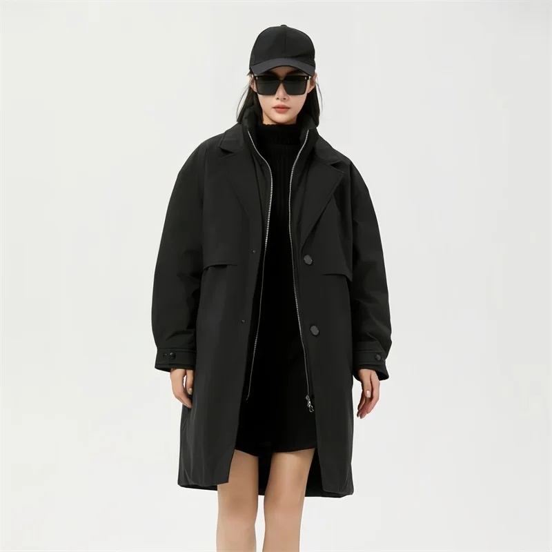Warm Thicken Jacket Outwear Windproof Coat Cotton-padded Zipper Fashion Men Long Parkas Trench Coat Solid Slim Fit Windbreaker
Warm Thicken Jacket Outwear Windproof Coat Cotton-padded Zipper Fashion Men Long Parkas Trench Coat Solid Slim Fit Windbreaker