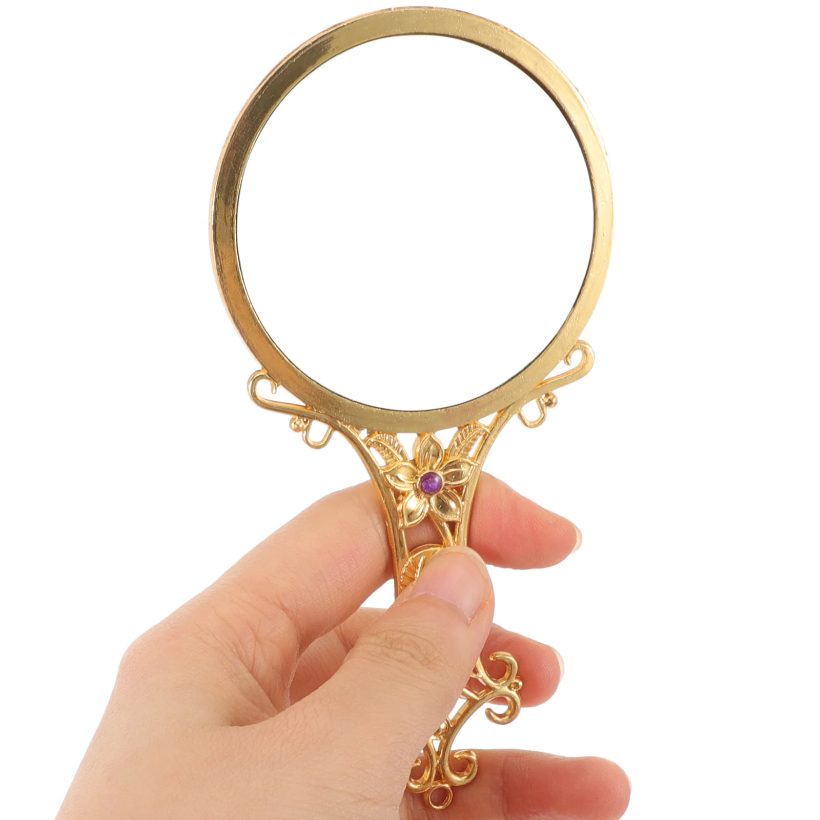 1Set Vintage Mirror Comb Set Small Handheld Compact Mirror Pattern Lightweight Portable Makeup Gift for Women 
1Set Vintage Mirror Comb Set Small Handheld Compact Mirror Pattern Lightweight Portable Makeup Gift for Women