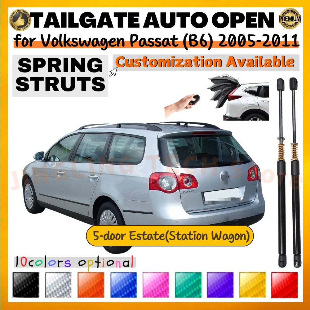 Qty(2) Trunk Struts with Spring for Volkswagen Passat (B6) Estate 2005-2011 Rear Tailgate Lift Supports Shock Absorbers Prop Rod
Qty(2) Trunk Struts with Spring for Volkswagen Passat (B6) Estate 2005-2011 Rear Tailgate Lift Supports Shock Absorbers Prop Rod