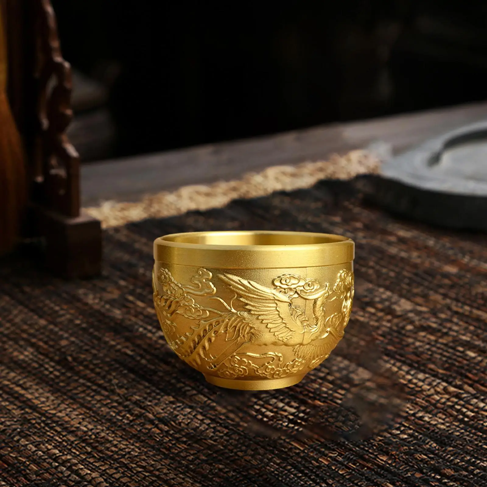 Brass Feng Shui Bowl Cornucopia Success Holiday Gift Luck Fortune Creative Chinese Teacups Drinking Cup for Desk Home Bedroom
Brass Feng Shui Bowl Cornucopia Success Holiday Gift Luck Fortune Creative Chinese Teacups Drinking Cup for Desk Home Bedroom