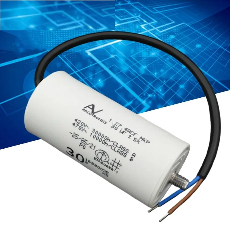 1PCS 1.27.4ACF 30uF Motor Start Capacitor
1PCS 1.27.4ACF 30uF Motor Start Capacitor
