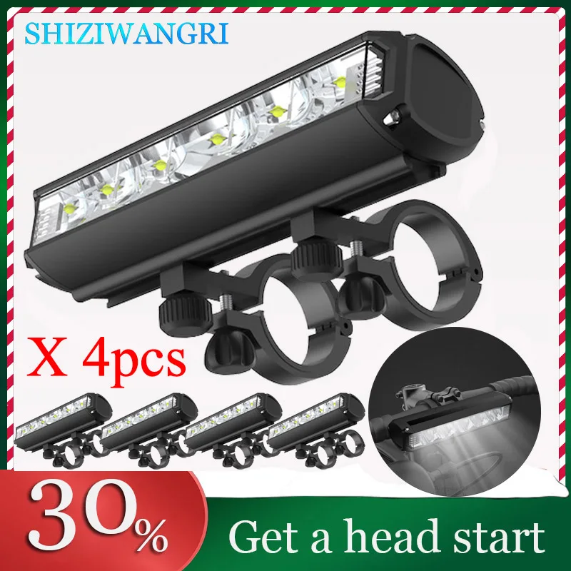 4pcs 8000mAh Bike Light Front Rechargeable Lantern Bicycle Headlight 5*LED Super Bright 5200LM LED Flashlight Bike Accessories
4pcs 8000mAh Bike Light Front Rechargeable Lantern Bicycle Headlight 5*LED Super Bright 5200LM LED Flashlight Bike Accessories