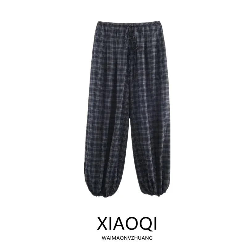Women's Plaid Puffy Pants Autumn 2025 New Style Versatile Design Casual Harajuku Trousers High Waist Other Material
Women's Plaid Puffy Pants Autumn 2025 New Style Versatile Design Casual Harajuku Trousers High Waist Other Material