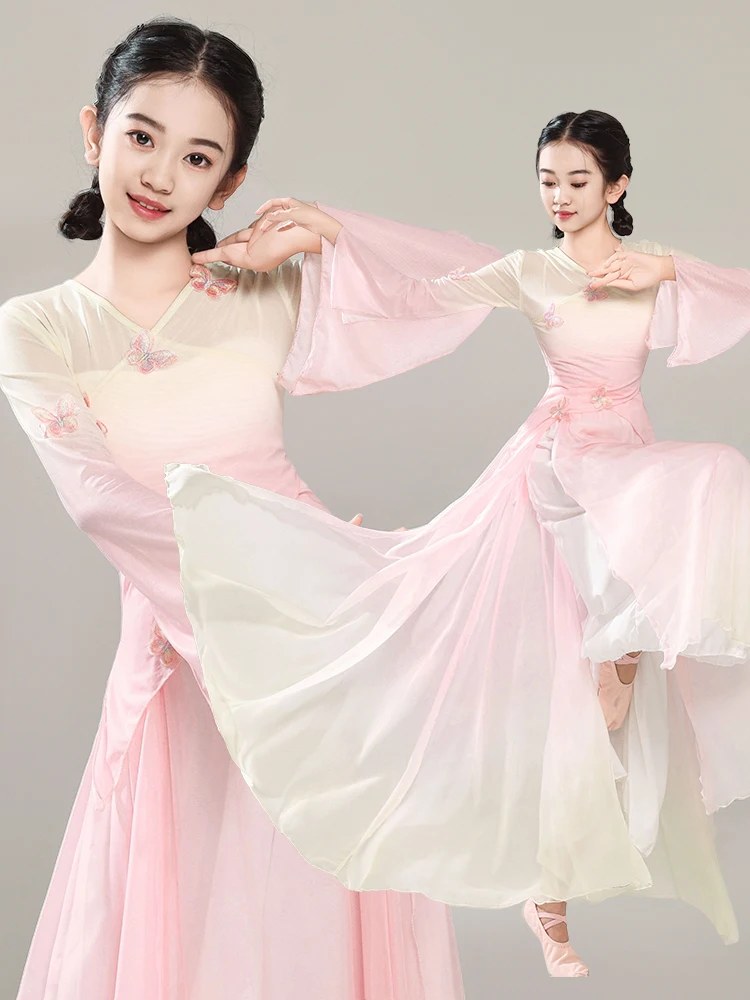 Elegant Pink Traditional Dance Performance Costume for Girls Children's Ancient Style Shawl Dress Lightweight Polyester
Elegant Pink Traditional Dance Performance Costume for Girls Children's Ancient Style Shawl Dress Lightweight Polyester