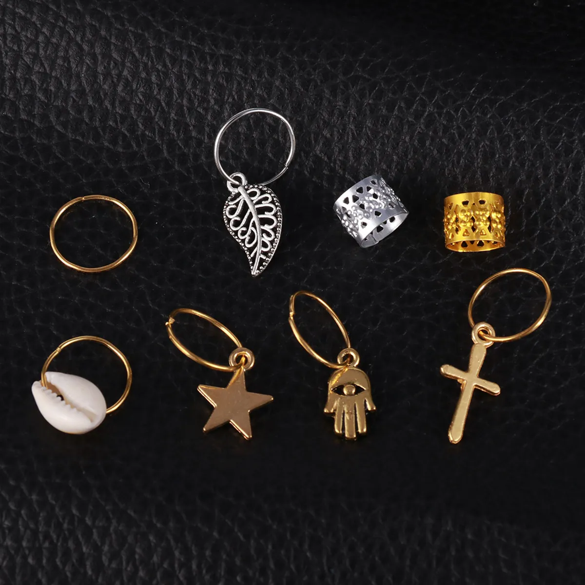 Набор из 150 колец для волос: золотые и серебряные медные кольца-манжеты, подвески для дредов, украшения для праздничных причесок
Набор из 150 колец для волос: золотые и серебряные медные кольца-манжеты, подвески для дредов, украшения для праздничных причесок