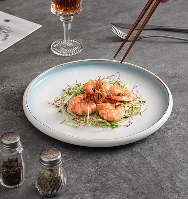 Japanese style plates, vegetable plates, household ceramic new high-end dining plates, deep plates, soup plates, tableware
Japanese style plates, vegetable plates, household ceramic new high-end dining plates, deep plates, soup plates, tableware