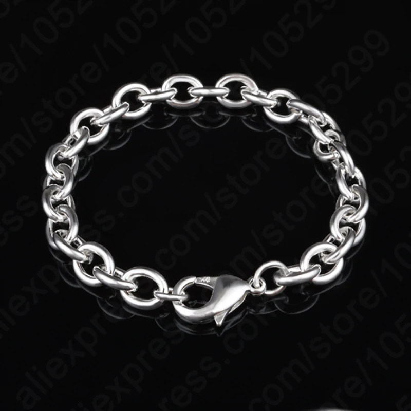 New Arrival Simple Chain DIY Charm Bracelet 925 Sterling Silver Color Fine Jewelry Nickel Free Wholesale
New Arrival Simple Chain DIY Charm Bracelet 925 Sterling Silver Color Fine Jewelry Nickel Free Wholesale