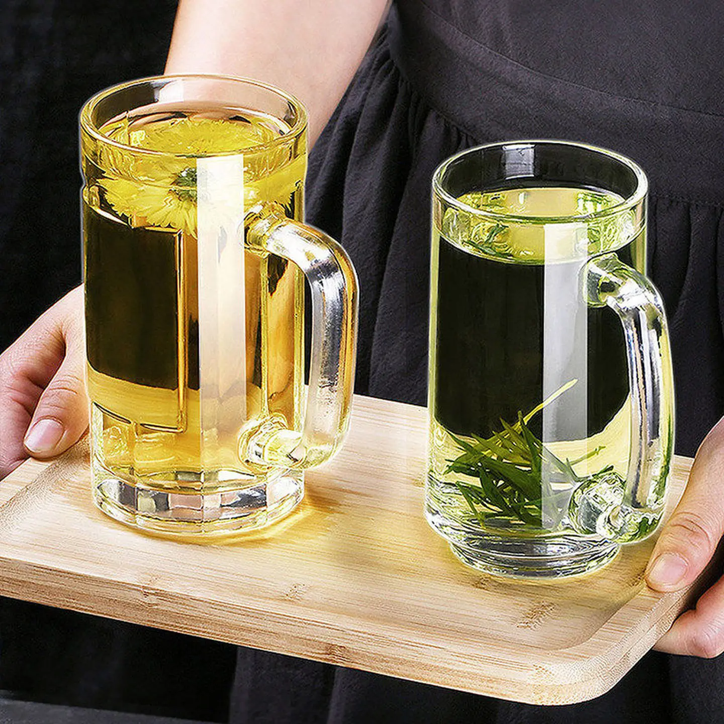 Heat Resistant Glass Tea Cup with Handle Large Capacity Beer Juice Milk Drinking Cup Home Use Tea Brewing Cup Cylindrical Shape
Heat Resistant Glass Tea Cup with Handle Large Capacity Beer Juice Milk Drinking Cup Home Use Tea Brewing Cup Cylindrical Shape