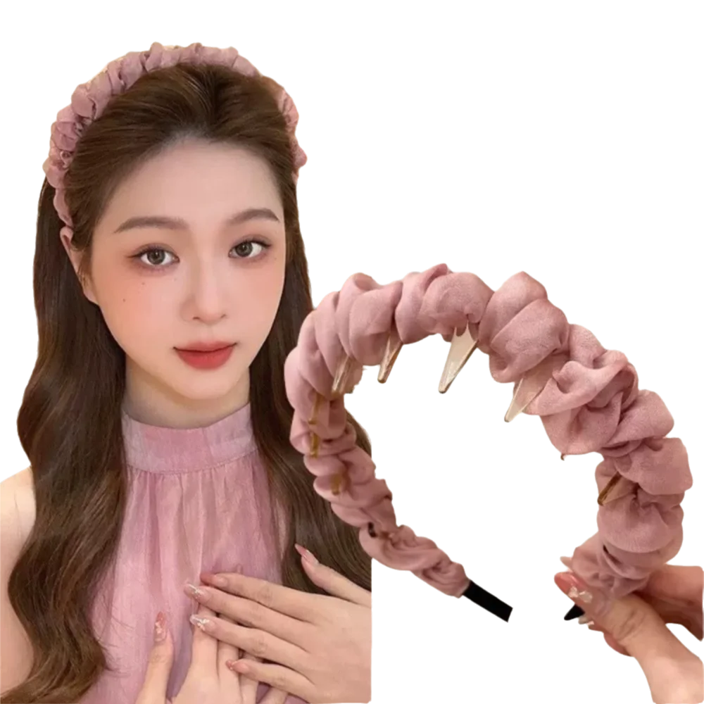 Fashion Solid Color Hairband Lace Mesh Elegant Headband Pleated Hair Hoop Women Headwear Hair Styling Accessories
Fashion Solid Color Hairband Lace Mesh Elegant Headband Pleated Hair Hoop Women Headwear Hair Styling Accessories