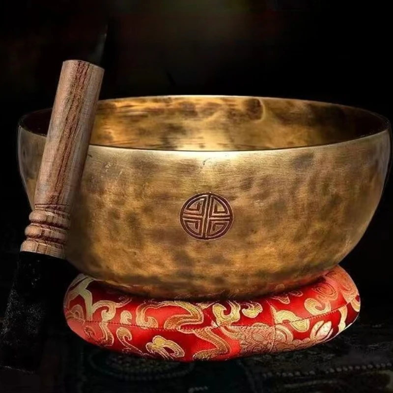 Nepal Full Moon Singing Bowl Mallet Cushion Sound Bowl Set Copper Music Therapy Sontherapy Sound Healing Meditation Instrument
Nepal Full Moon Singing Bowl Mallet Cushion Sound Bowl Set Copper Music Therapy Sontherapy Sound Healing Meditation Instrument