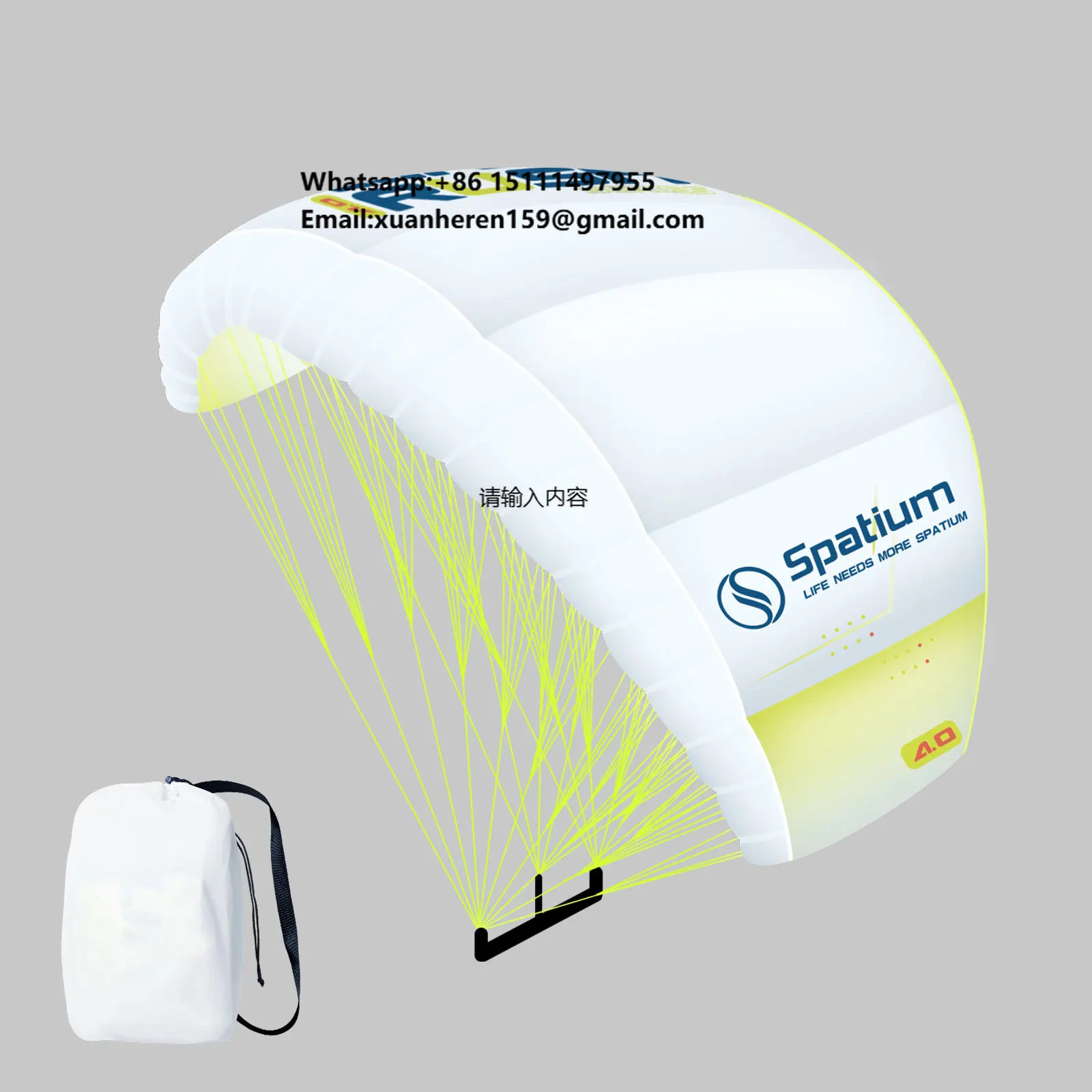 Spatium Chinese Manufacturer Parawing Wing Ripstop Kite Parawing Pocket Nylon Surf Parawing Wing Surfing Parawing for Surfboard
Spatium Chinese Manufacturer Parawing Wing Ripstop Kite Parawing Pocket Nylon Surf Parawing Wing Surfing Parawing for Surfboard