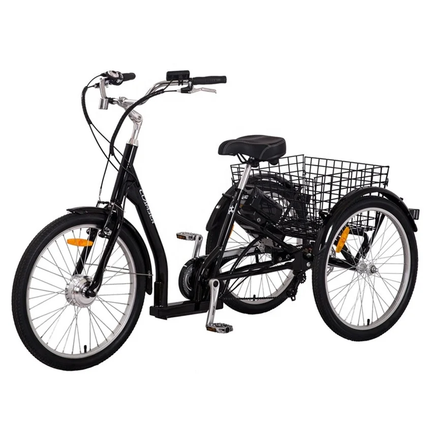 Onroad Adult Electric Tricycle Cruiser Trike with Large Rear Basket for Shopping Picnic Outdoor Sports Recreation & Exercise
Onroad Adult Electric Tricycle Cruiser Trike with Large Rear Basket for Shopping Picnic Outdoor Sports Recreation & Exercise