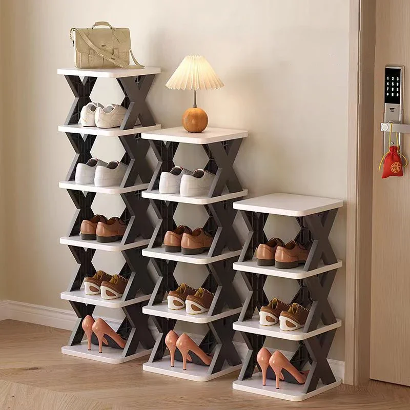 Simple Single Column Shoe Rack, Multifunctional Desktop Storage Rack, Space Saving, Can Be Freely Assembled, Plastic Shoe Rack
Simple Single Column Shoe Rack, Multifunctional Desktop Storage Rack, Space Saving, Can Be Freely Assembled, Plastic Shoe Rack