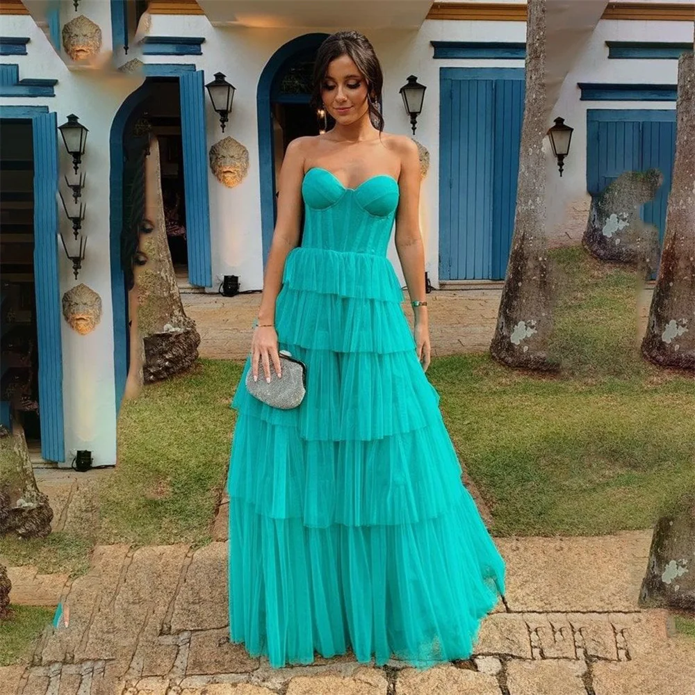 Lily Popular Newest Special Occasion Dresses Blue Sweetheart Formal Gown Long Layer Tiered Evening Dresses vestidos de fiesta
Lily Popular Newest Special Occasion Dresses Blue Sweetheart Formal Gown Long Layer Tiered Evening Dresses vestidos de fiesta