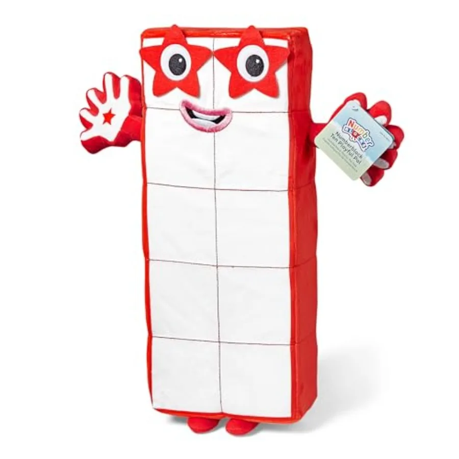 hand2mind Numberblock Ten Playful Pal, Plush Figure Toys, Numbers for Toddlers, Cute Stuffies, Preschool Math Learning Toys, St
hand2mind Numberblock Ten Playful Pal, Plush Figure Toys, Numbers for Toddlers, Cute Stuffies, Preschool Math Learning Toys, St