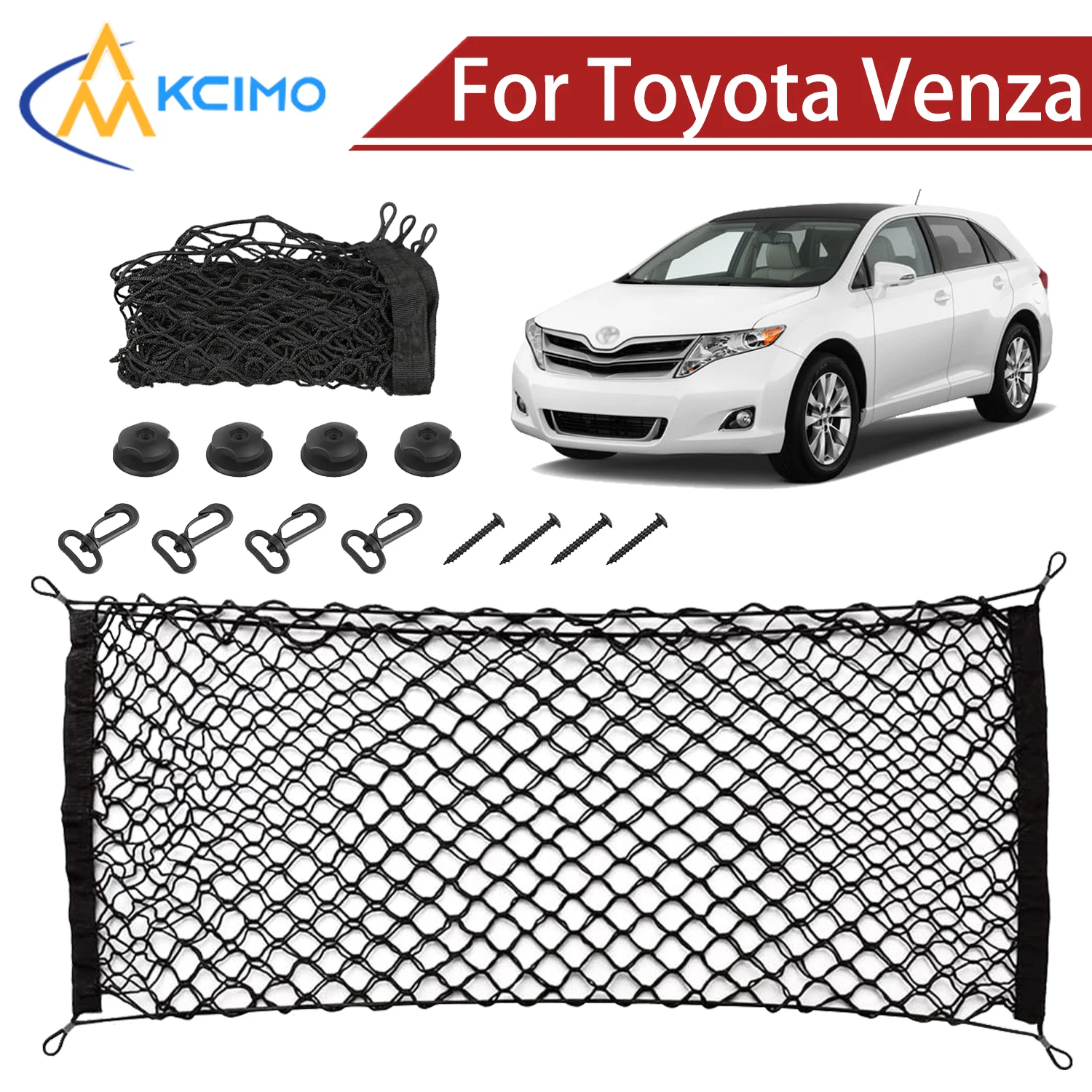 For Toyota Venza 2008-2025 Cargo Net Trunk Organizer, Elastic Mesh Storage Net Car Accessories Storage Belt Hook
For Toyota Venza 2008-2025 Cargo Net Trunk Organizer, Elastic Mesh Storage Net Car Accessories Storage Belt Hook