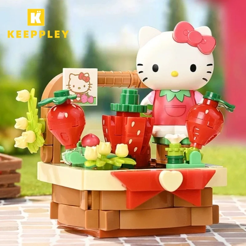 Строительные блоки Keeppley Sanrio Hello Kitty Pochacco Kuromi My Melody Strawberry Town Series, лоскутная модель игрушки, орнамент, подарок
Строительные блоки Keeppley Sanrio Hello Kitty Pochacco Kuromi My Melody Strawberry Town Series, лоскутная модель игрушки, орнамент, подарок
