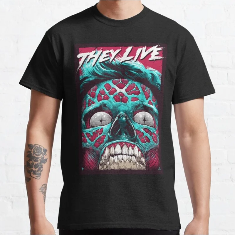 Retro Sic-Fi They Live Gift T Shirt 40801 John carpenter Vintage Horror movie Alien Graphic clothes All size Tee S-6XL
Retro Sic-Fi They Live Gift T Shirt 40801 John carpenter Vintage Horror movie Alien Graphic clothes All size Tee S-6XL