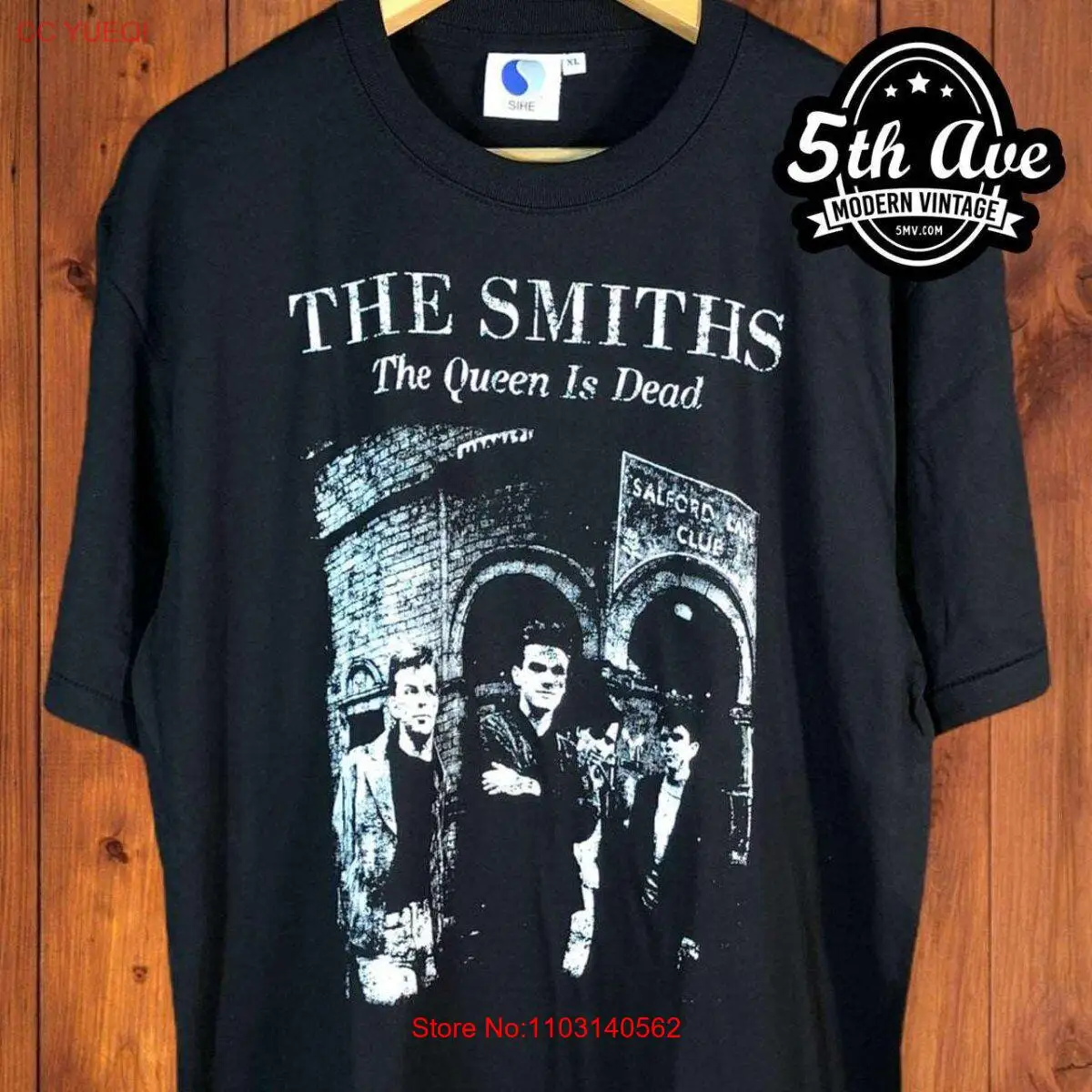 Черная футболка в классическом стиле The Smiths The Queen Is Dead S-5XL NH12282
Черная футболка в классическом стиле The Smiths The Queen Is Dead S-5XL NH12282