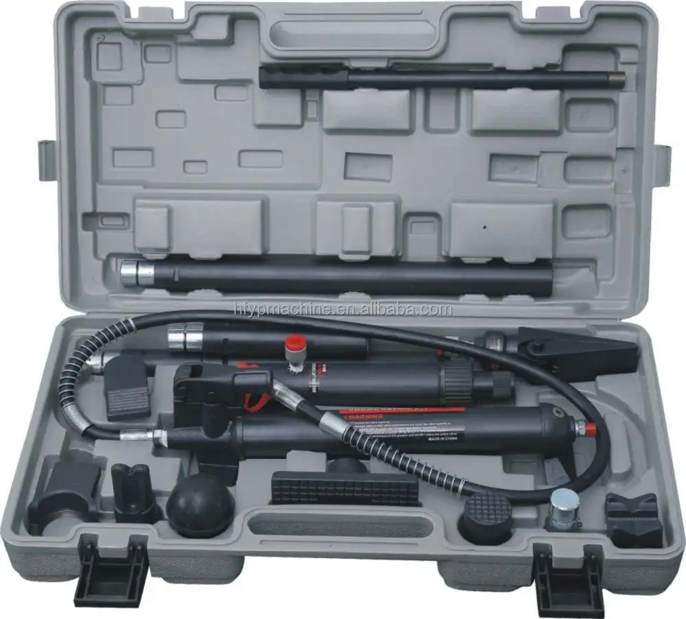 10Ton Hydraulic Ram Jack Hydraulic Power Auto Repair Jack 10T Body Frame Repair Kit Hydraulic Jack Machines for Cars
10Ton Hydraulic Ram Jack Hydraulic Power Auto Repair Jack 10T Body Frame Repair Kit Hydraulic Jack Machines for Cars