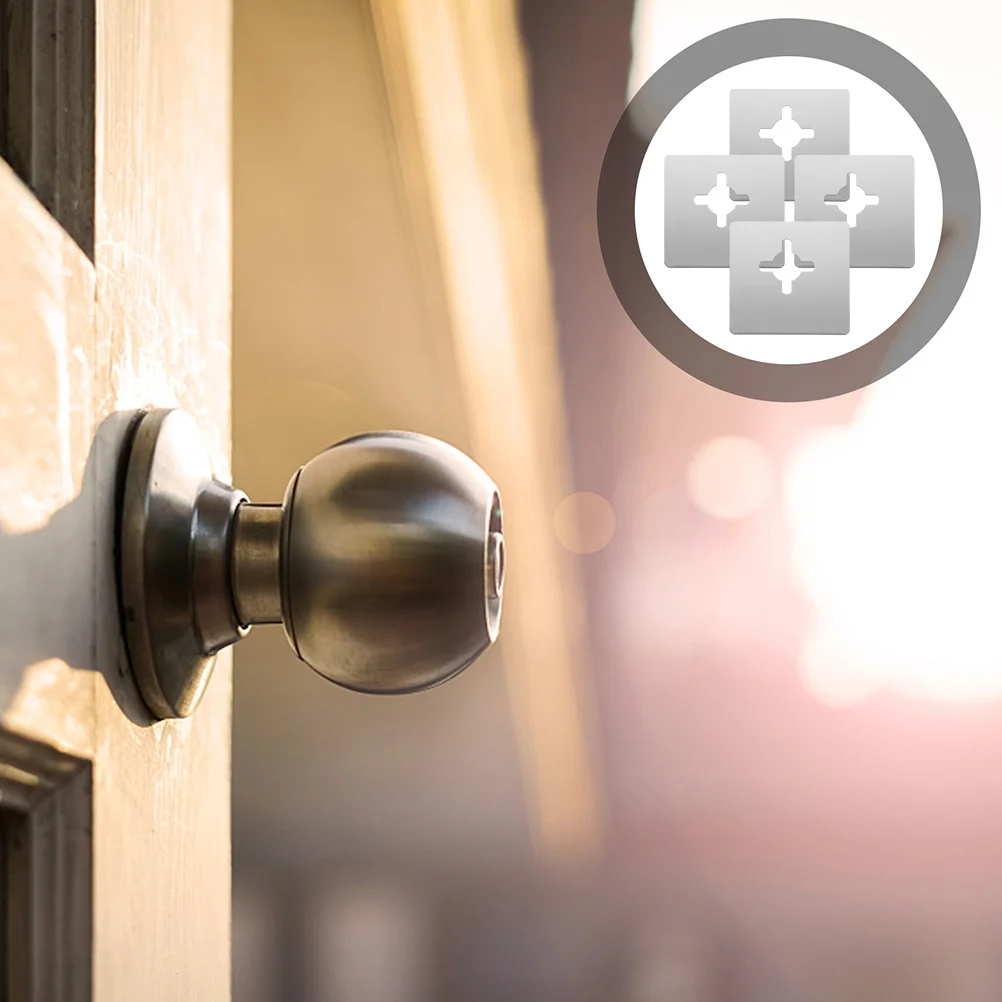 4pcs Lock Repair Plate Stainless Steel Door Reinforcement Plate For Home Office Hotel Use Front Door Strengthen Kit
4pcs Lock Repair Plate Stainless Steel Door Reinforcement Plate For Home Office Hotel Use Front Door Strengthen Kit