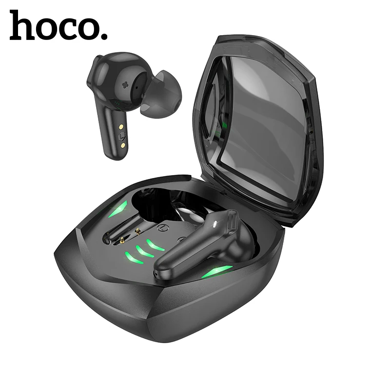 HOCO Gaming Earphone Wireless Bluetooth 5.3 Earbuds 60ms Professional Low Latency LED Display Stereo Music Touch Control Headset
HOCO Gaming Earphone Wireless Bluetooth 5.3 Earbuds 60ms Professional Low Latency LED Display Stereo Music Touch Control Headset