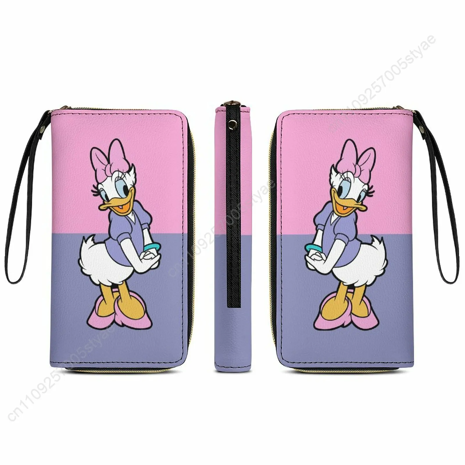 Daisy Duck Leather Wallet Disney Licensed Customizable Personalized Design Your Pattern Portable Design Double-sided Printing
Daisy Duck Leather Wallet Disney Licensed Customizable Personalized Design Your Pattern Portable Design Double-sided Printing