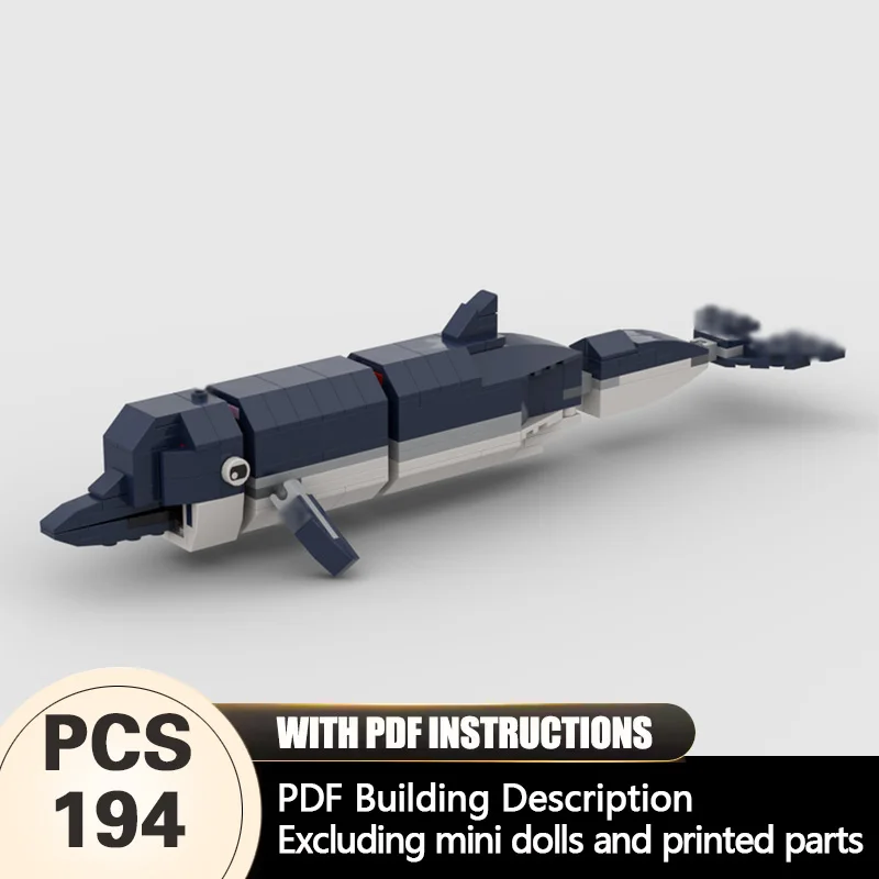 Creators Animal Series Model MOC Building Bricks Baird's Beaked Whale Modular Technology Gifts Holiday Assemble Children Toys
Creators Animal Series Model MOC Building Bricks Baird's Beaked Whale Modular Technology Gifts Holiday Assemble Children Toys