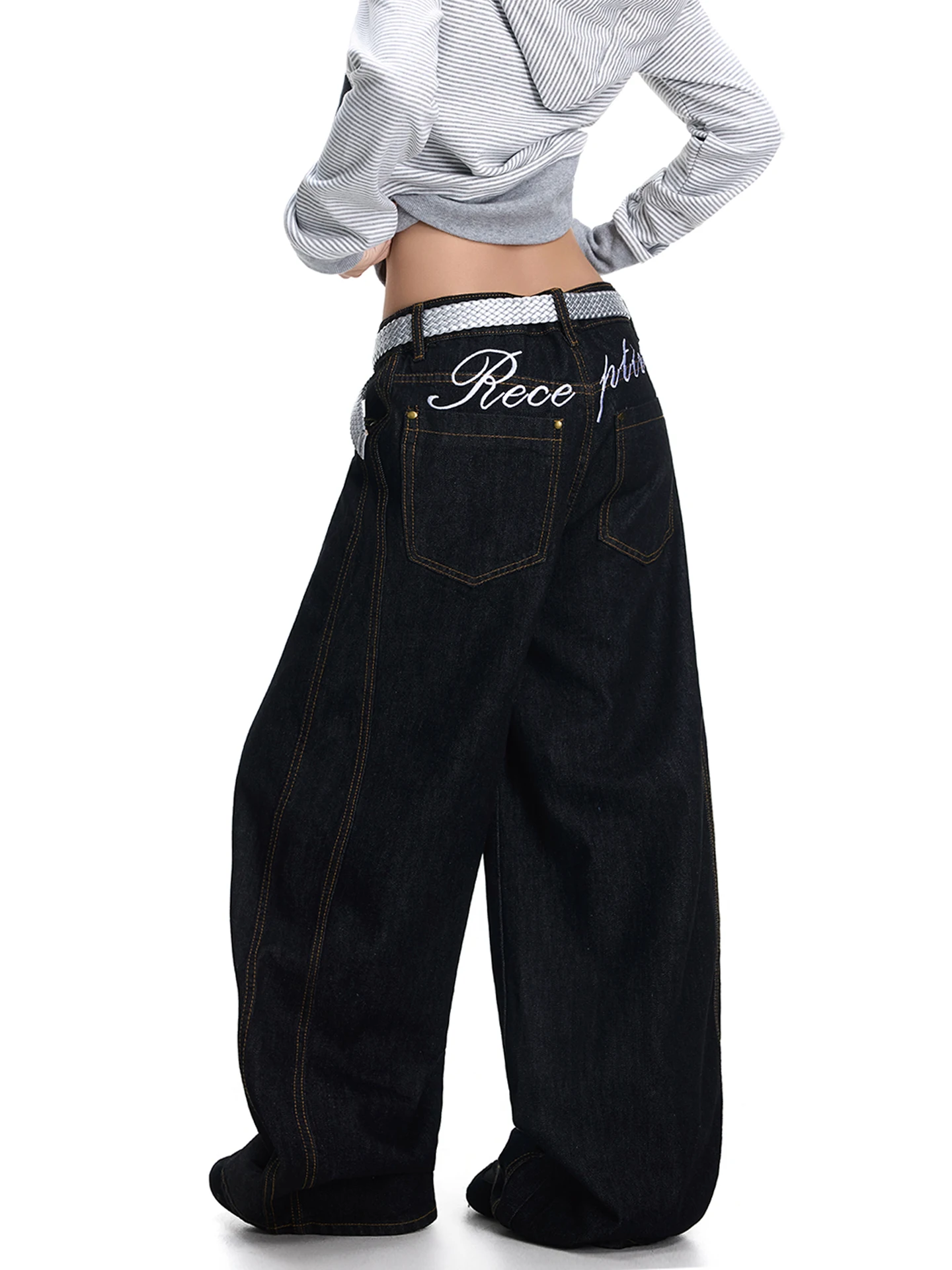 FreeMary оригинальные широкие джинсы с вышивкой Bla в стиле пэчворк, винтажные брюки длиной до пола, смесь хлопка и полиэстера
FreeMary оригинальные широкие джинсы с вышивкой Bla в стиле пэчворк, винтажные брюки длиной до пола, смесь хлопка и полиэстера