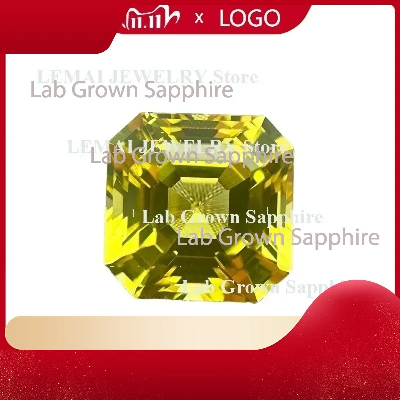 Lab Grown Sapphire Asscher Cut Yellow Gemstone for Jewelry Making DIY Charms Lab Grown Gemstones
Lab Grown Sapphire Asscher Cut Yellow Gemstone for Jewelry Making DIY Charms Lab Grown Gemstones