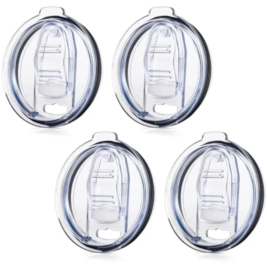Tumbler Lid Replacement 4 Pack for 20 oz Tumblers - Compatible with Yeti Rambler and More 3.2" Mugs, Spill Proof and Splash Res
Tumbler Lid Replacement 4 Pack for 20 oz Tumblers - Compatible with Yeti Rambler and More 3.2" Mugs, Spill Proof and Splash Res