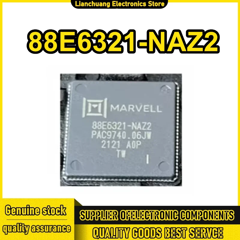 88E6321-NAZ2 88E6321-A0-NAZ2C000 QFN48 Ethernet transceiver IC Chip in stock
88E6321-NAZ2 88E6321-A0-NAZ2C000 QFN48 Ethernet transceiver IC Chip in stock