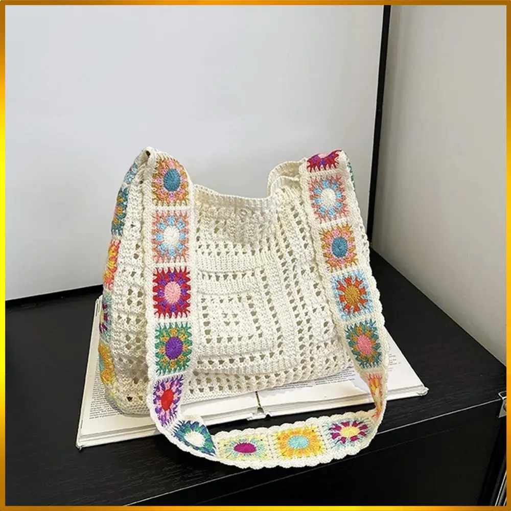 Women Boho Braided Bag Large Capacity Stylish Knit Shoulder Bag Wear Resist Knitting Shoulder Bag Travel Shopping Commute Bag
Women Boho Braided Bag Large Capacity Stylish Knit Shoulder Bag Wear Resist Knitting Shoulder Bag Travel Shopping Commute Bag