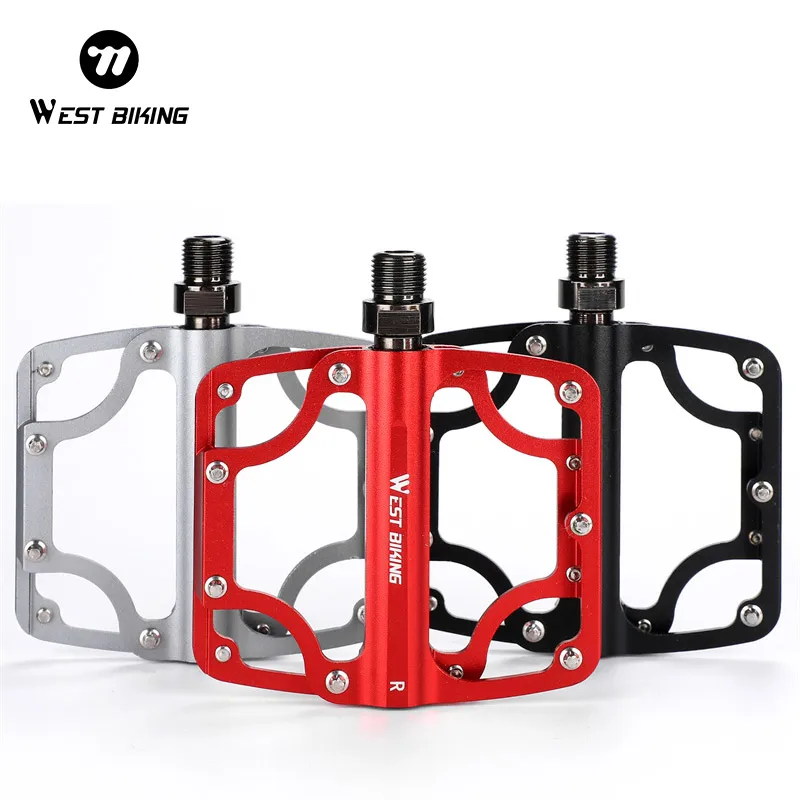 WEST BIKING 3 Bearings Bicycle Pedal Road MTB Bike Anti-slip Pedal Thread 9/16'' Bearing Quick Release Aluminum Alloy Bike Parts
WEST BIKING 3 Bearings Bicycle Pedal Road MTB Bike Anti-slip Pedal Thread 9/16'' Bearing Quick Release Aluminum Alloy Bike Parts