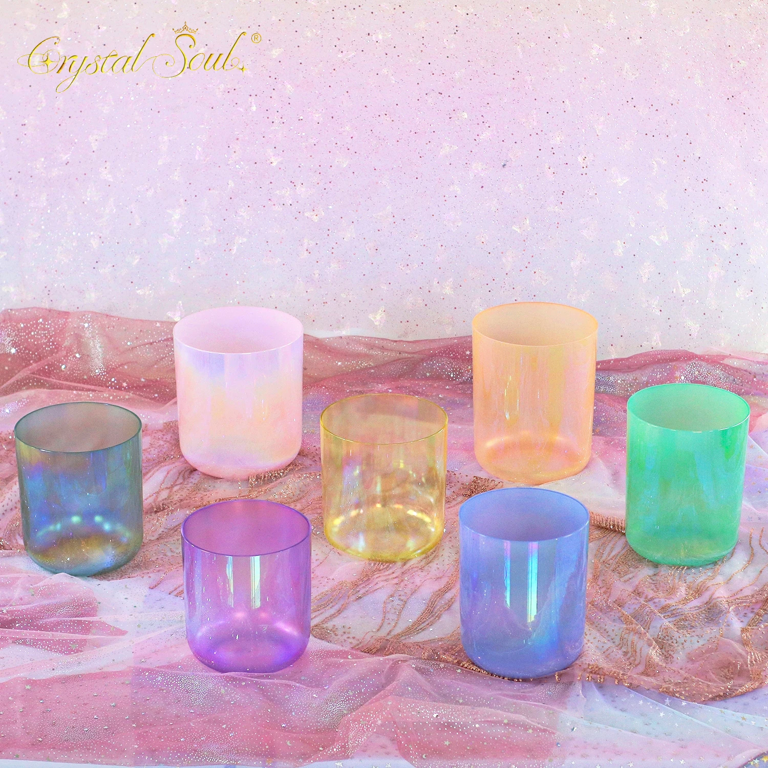 Crystal Soul Colorful Multi-treasure Classic Seven Chakra Bowl Set Alchemy Crystal Bowls
Crystal Soul Colorful Multi-treasure Classic Seven Chakra Bowl Set Alchemy Crystal Bowls