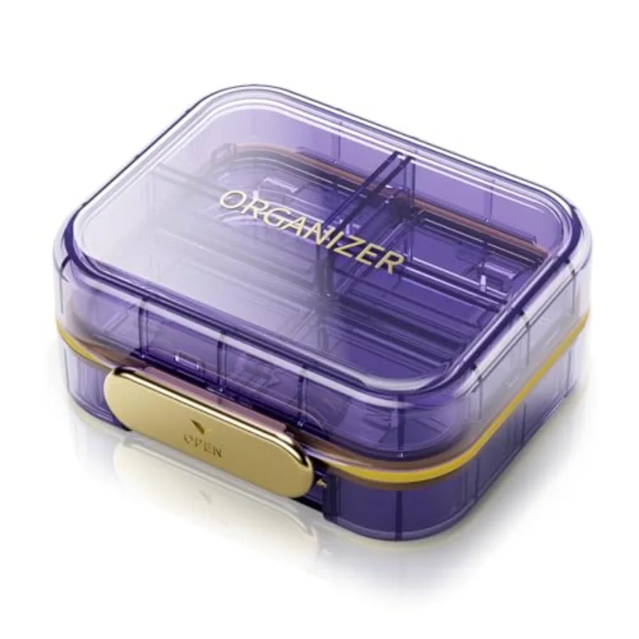 Portable Travel Pill Organizer wit 7 Compartments - Perfect Weekly Pill of Pill Daily tamins and Medicine, Small Pill Container
Portable Travel Pill Organizer wit 7 Compartments - Perfect Weekly Pill of Pill Daily tamins and Medicine, Small Pill Container